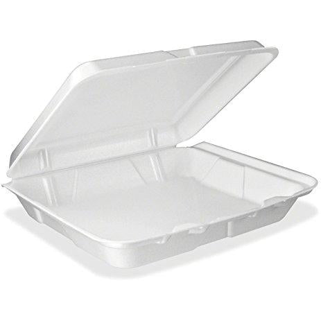 DART HINGED LID FOAM CONTAINER HOAGIE 9 3/4 X 5 1/4 X 3 1/4 500/CS