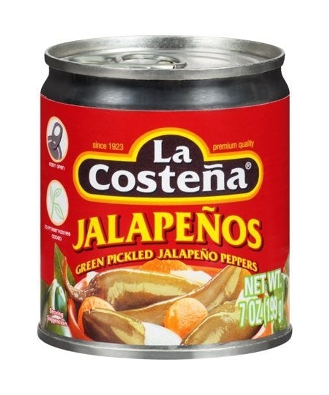 LA COSTENA WHOLE JALAPENO PEPPERS 24/7 OZ.