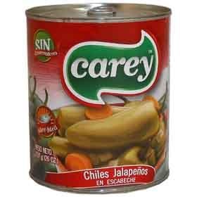 CAREY JALAPENOS WHOLE EN ESCABECHE 6/10#