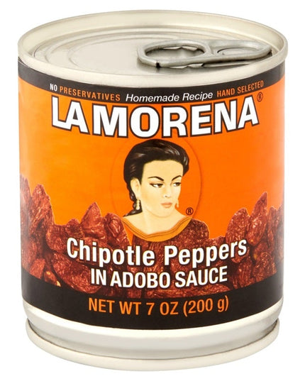 LA MORENA CHIPOTLE PEPPERS IN ADOBO 24/7 OZ.
