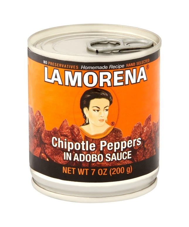 LA MORENA CHIPOTLE PEPPERS IN ADOBO 24/7 OZ.