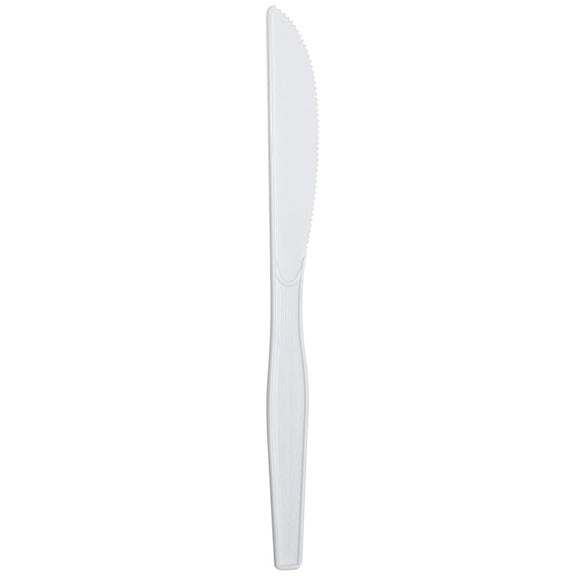 CUTLERY KNIFE MED WHITE 10/100 CT