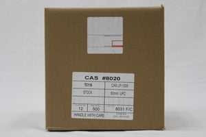 LABEL CAS 58 MM X 60 MM BLANK 12/500
