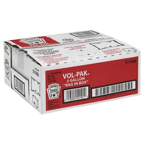 KETCHUP HEINZ VOL-PACK 3 GAL.