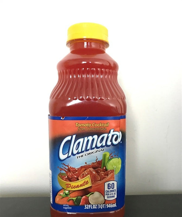 CLAMATO COCKTAIL PICANTE 12/32 OZ.