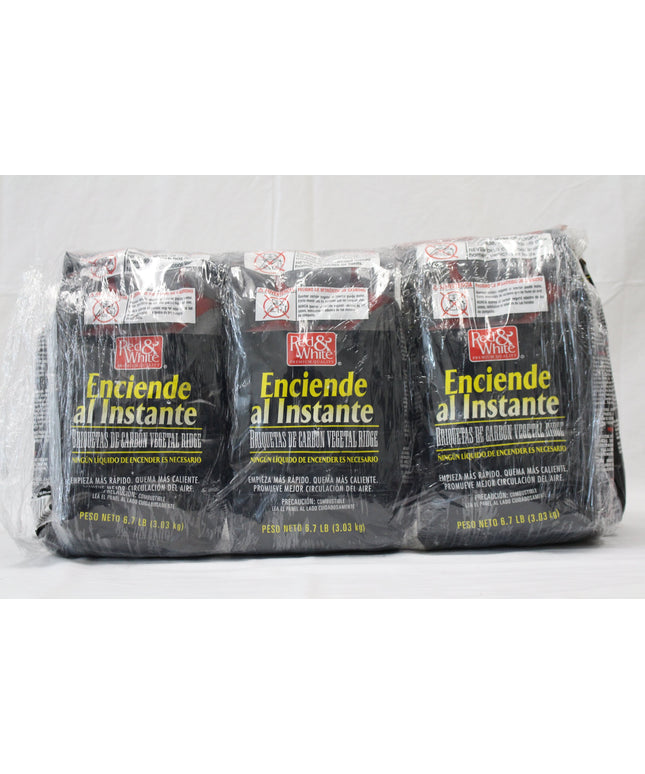 RED & WHITE INSTANT CHARCOAL 6/6.7 LBS