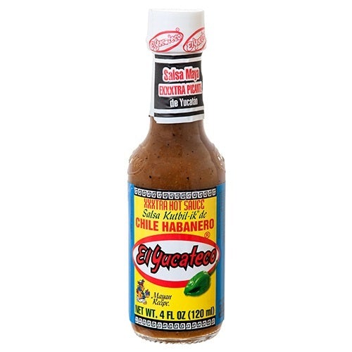 EL YUCATECO XXX HOT SAUCE HABANERO 12/4 OZ.