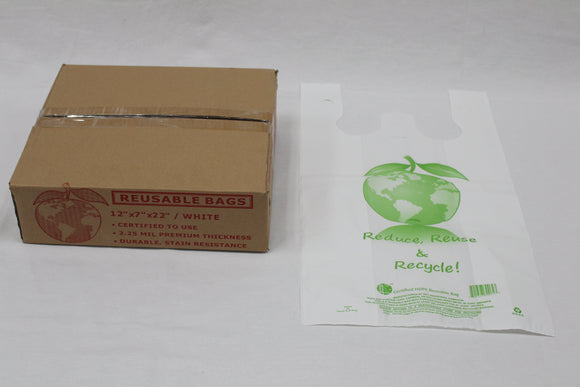 12 X 7 X 22 REUSABLE BAG 2.25 MIL 200/CS