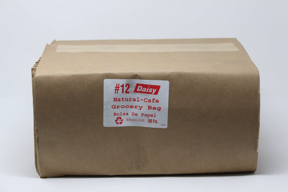 BAG PAPER #12 BROWN 500/BNDL