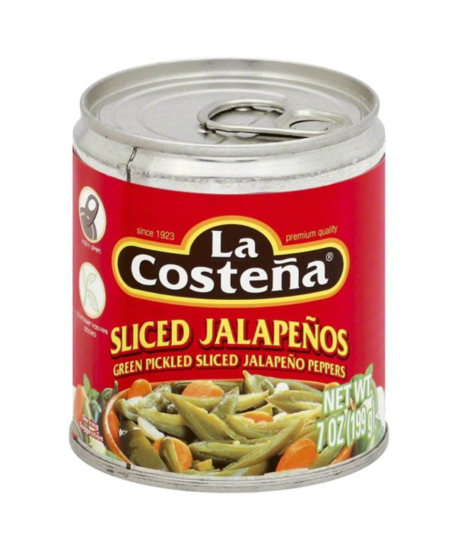 LA COSTENA SLICED JALAPENOS 24/7 OZ.