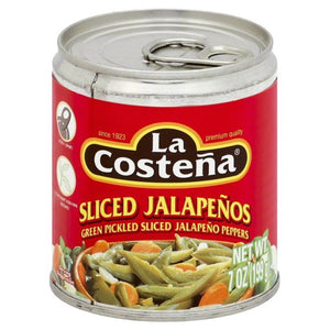 LA COSTENA SLICED JALAPENOS 24/7 OZ.