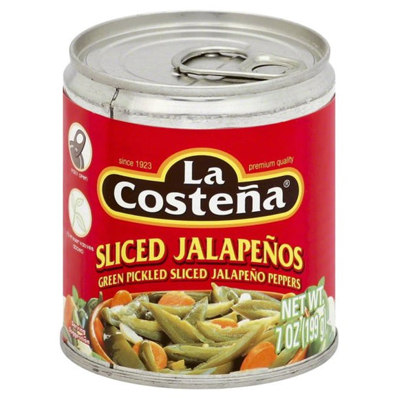LA COSTENA SLICED JALAPENOS 24/7 OZ.