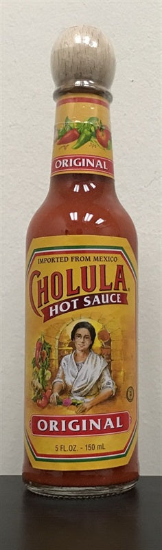 SAUCE HOT CHOLULA 12/5 OZ.