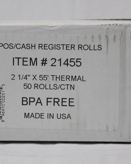 2 1/4" THERMAL ROLL 50/ 50'