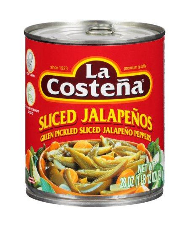 LA COSTENA SLICED JALAPENO 12/28 OZ