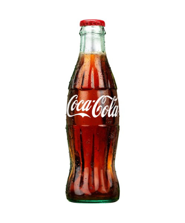 COCA COLA  MEXICAN GLASS BOTTLE 24/ 8 OZ