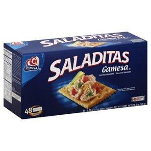 CRACKERS SALADITAS GAMESA 12/18.6 OZ 48 PKTS