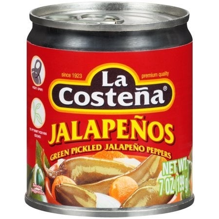 LA COSTENA WHOLE JALAPENO PEPPERS 24/7 OZ.