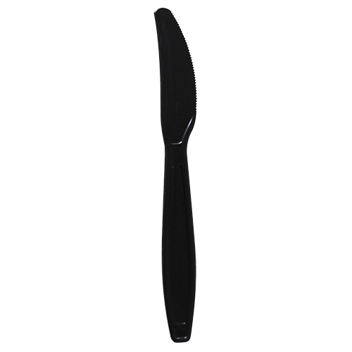 CUTLERY KNIFE HVY DTY BLACK 1000/CS.