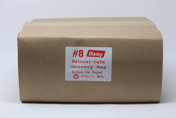 BAG PAPER #8 BROWN 500/BNDL