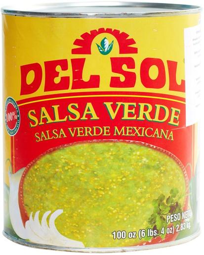 DEL SOL SALSA MEXICAN GREEN 6/10 LBS.