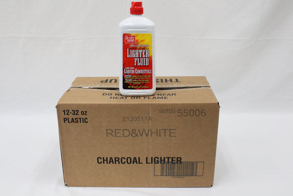 RED AND WHITE LIGHTER FLUID 12/32 OZ.