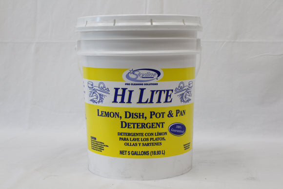 HI LITE LEMON DISH DETERGENT 5 GAL.