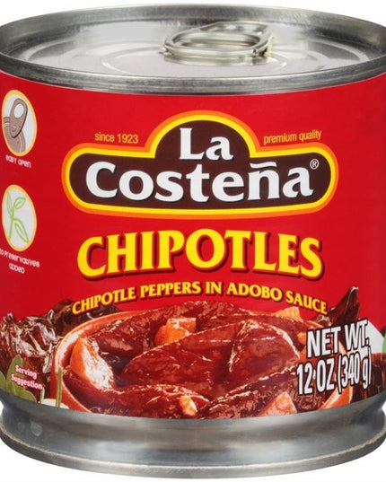 LA COSTENA CHIPOTLES PEPPERS IN ADOBO 12/12 OZ.