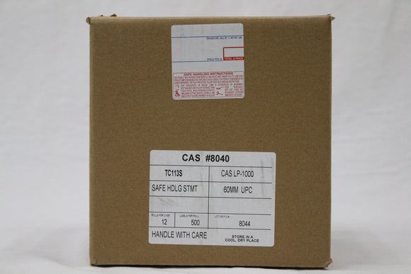 X-1478-S/H LABEL CAS 58 MM X 60 MM 12/500