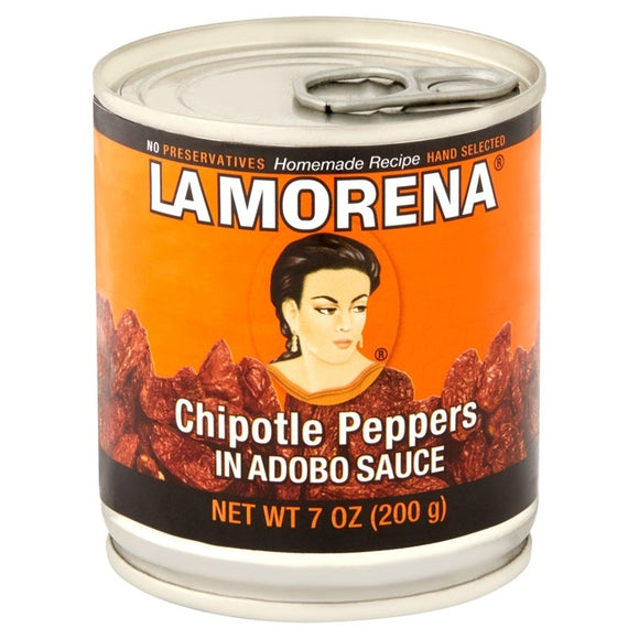 LA MORENA CHIPOTLE PEPPERS IN ADOBO 24/7 OZ.