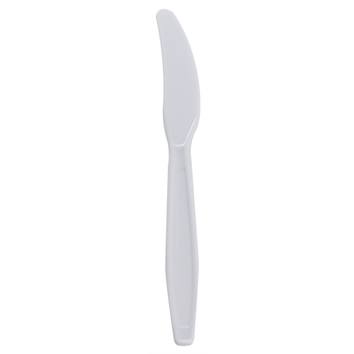 CUTLERY KNIFE HVY DTY WHITE 1000/CS