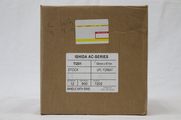LABEL ISHIDA 64 MM X 47 MM 12/800