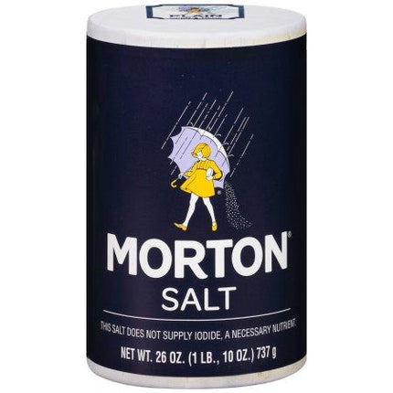 MORTON PLAIN SALT 24/26 OZ