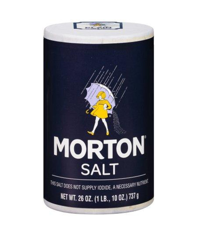 MORTON PLAIN SALT 24/26 OZ