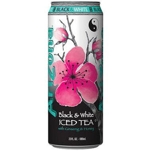 ARIZONA BLACK & WHITE ICED TEA 24/23 OZ.