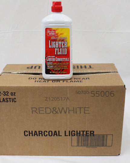 RED AND WHITE LIGHTER FLUID 12/32 OZ.
