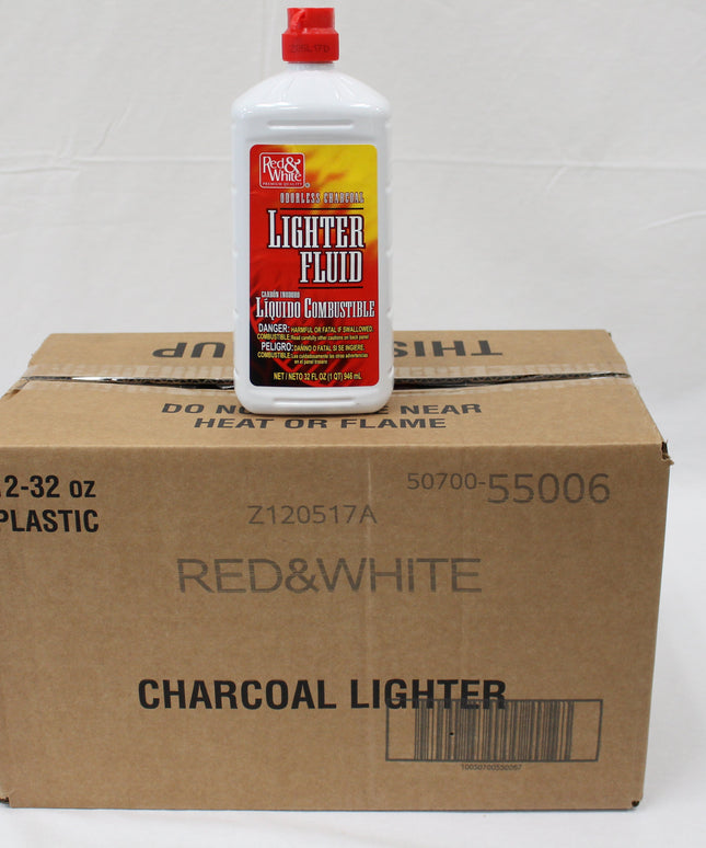 RED AND WHITE LIGHTER FLUID 12/32 OZ.