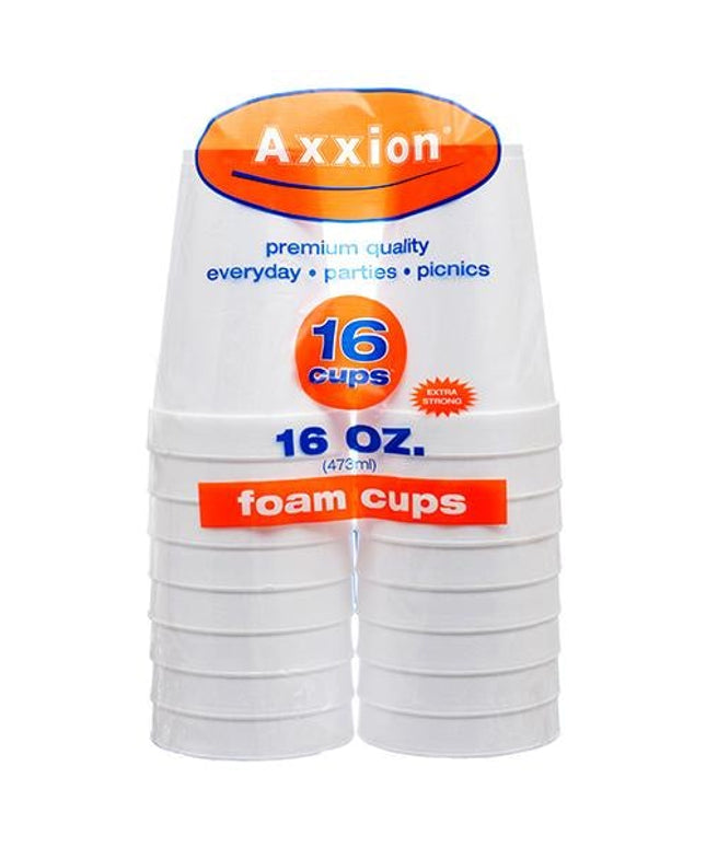 AXXION FOAM CUP 16 OZ. 16/14