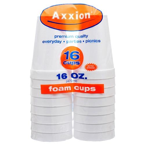 AXXION FOAM CUP 16 OZ. 16/14