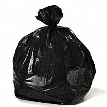 39 X 60 LD BLACK TRASH BAGS 100/CS.