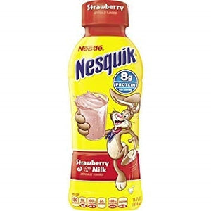 NESQUIK STRAWBERRY FLAVORED DRINK 12/14 OZ.