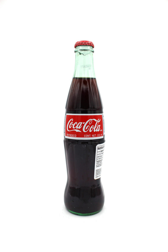COCA COLA MEXICAN GLASS BOTTLE 355 ML. 24/CS