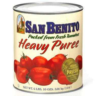 TOMATO PUREE HEAVY SAN BENITO 6/10#