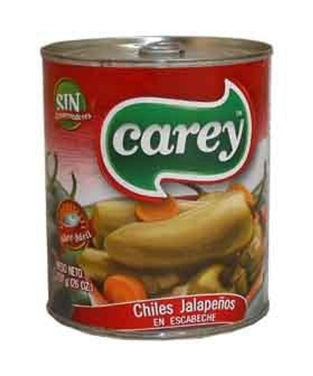 CAREY JALAPENOS WHOLE EN ESCABECHE 6/10#