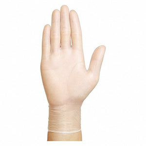 NO POWDER VINYL GLOVES LARGE 20/100 CS