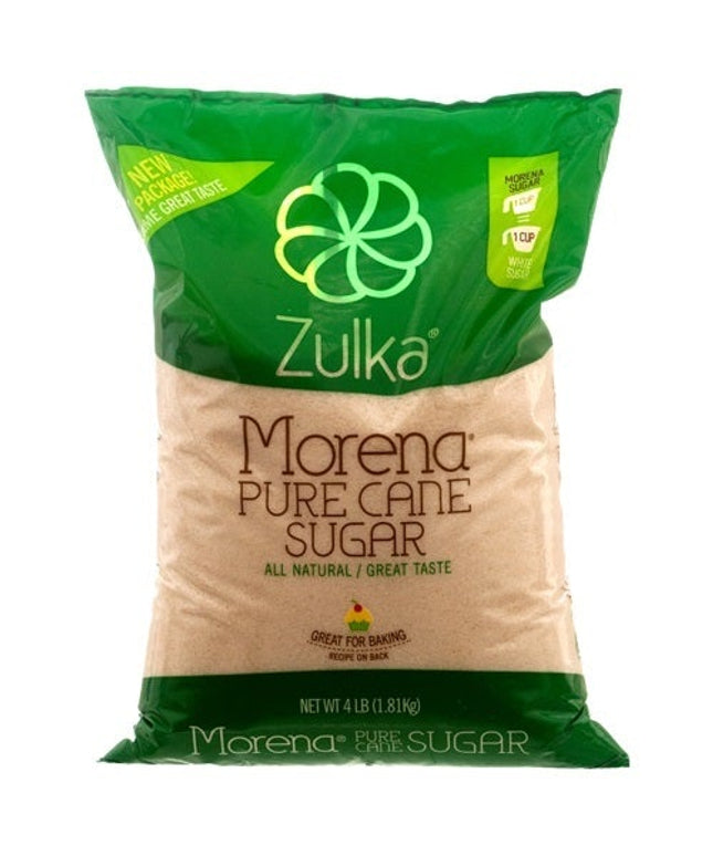 ZULKA MORENA PURE CANE SUGAR 10/4 LBS.