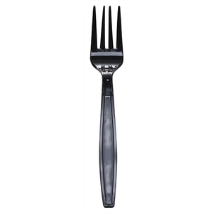 CUTLERY FORK HVY DTY BLACK 1000/CS