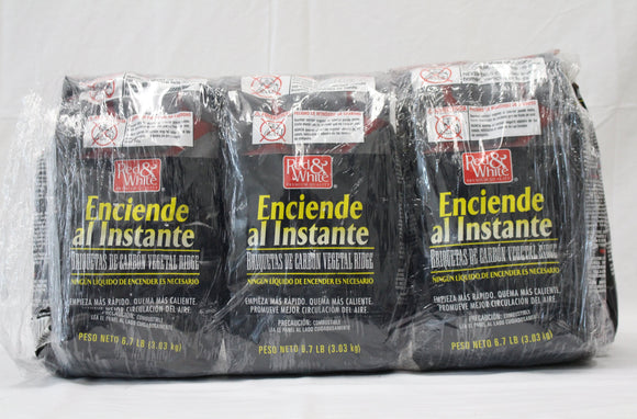 RED & WHITE INSTANT CHARCOAL 6/6.7 LBS