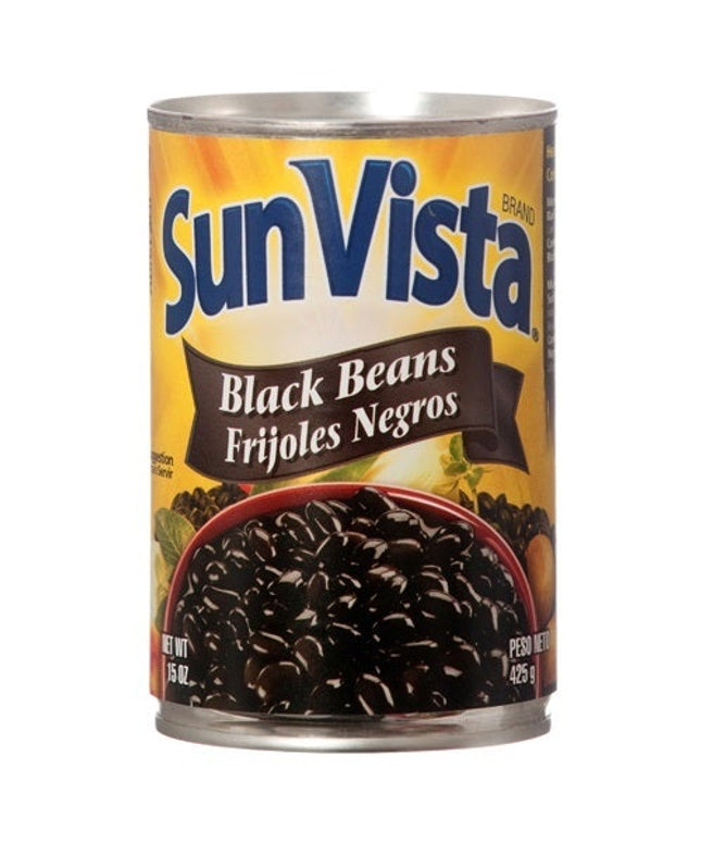 SUN VISTA BLACK BEANS 12/15 OZ.