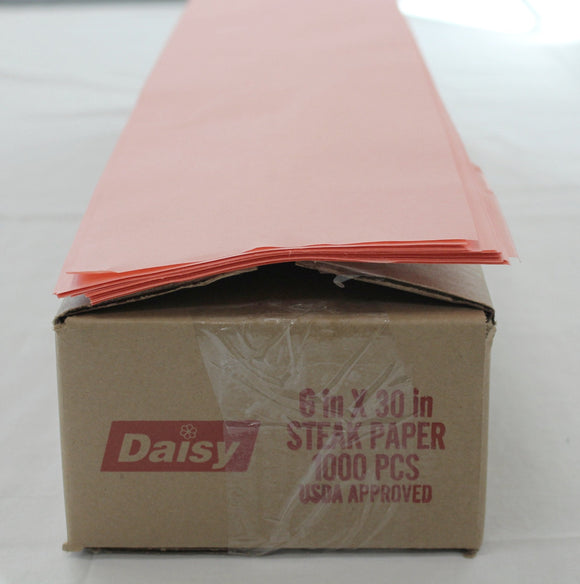 6X30 PINK PLATTER PAPER 1000/CS